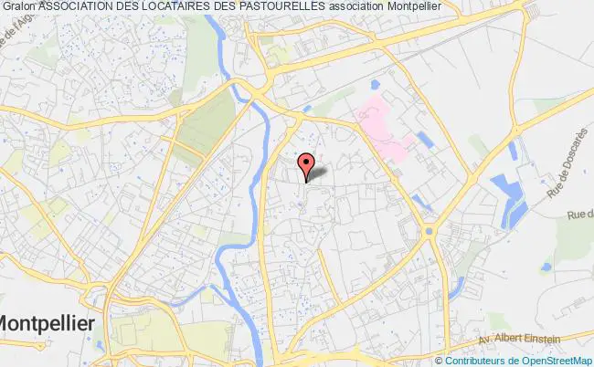 plan association Association Des Locataires Des Pastourelles Montpellier