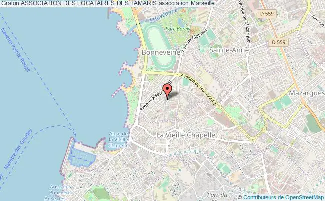plan association Association Des Locataires Des Tamaris Marseille