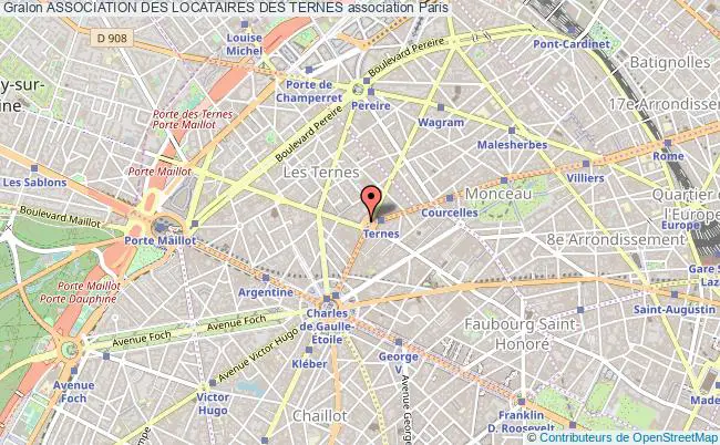 plan association Association Des Locataires Des Ternes Paris