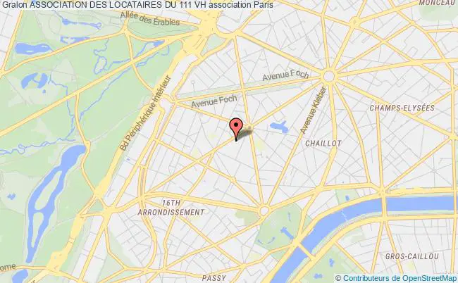 plan association Association Des Locataires Du 111 Vh Paris
