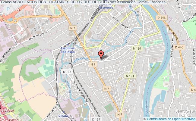 plan association Association Des Locataires Du 112 Rue De Gournay Corbeil-Essonnes