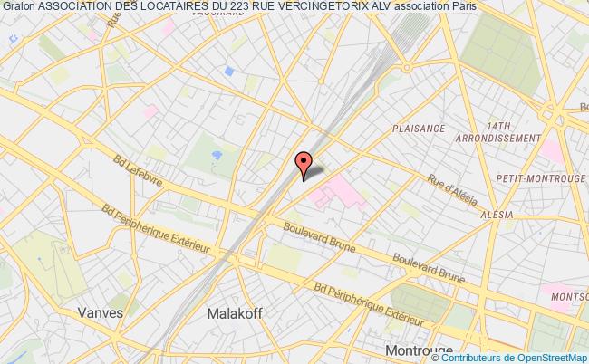 plan association Association Des Locataires Du 223 Rue Vercingetorix Alv Paris