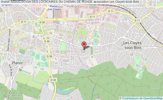 plan association Association Des Locataires Du Chemin De Ronde Clayes-sous-Bois