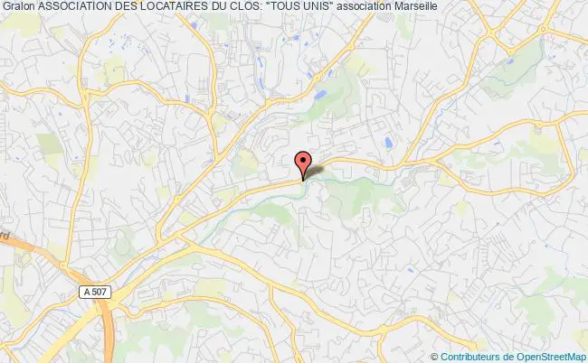 plan association Association Des Locataires Du Clos: "tous Unis" Marseille 13