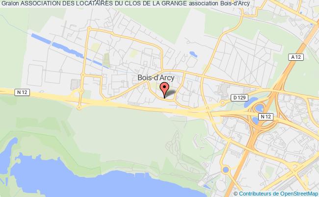 plan association Association Des Locataires Du Clos De La Grange Bois-d'Arcy