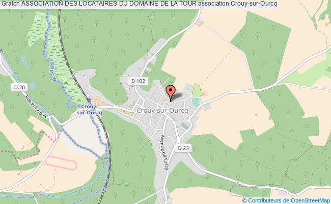 plan association Association Des Locataires Du Domaine De La Tour Crouy-sur-Ourcq