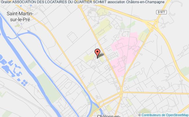 plan association Association Des Locataires Du Quartier Schmit Châlons-en-Champagne
