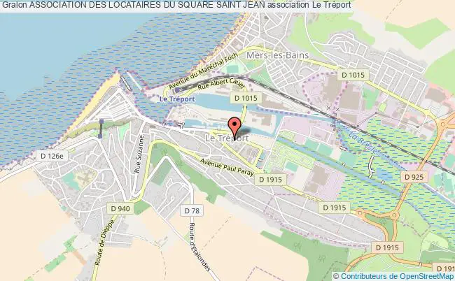 plan association Association Des Locataires Du Square Saint Jean Le Tréport