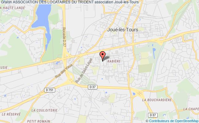 plan association Association Des Locataires Du Trident Joué-lès-Tours