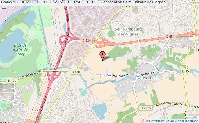 plan association Association Des Locataires Erable Cellier Saint-Thibault-des-Vignes