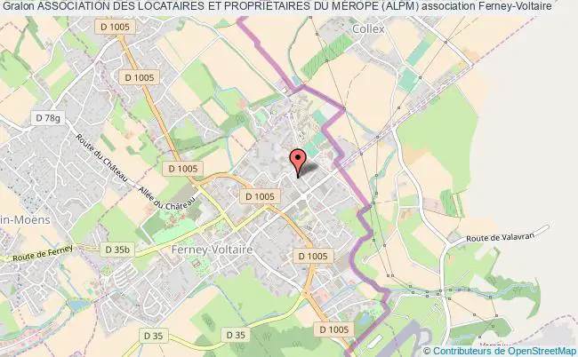 plan association Association Des Locataires Et PropriÉtaires Du MÉrope (alpm) Ferney-Voltaire