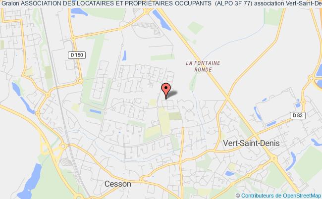 plan association Association Des Locataires Et PropriÉtaires Occupants  (alpo 3f 77) Vert-Saint-Denis