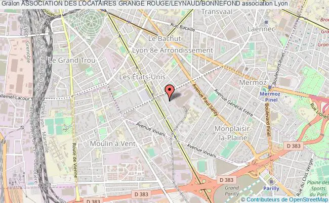 plan association Association Des Locataires Grange Rouge/leynaud/bonnefond Lyon
