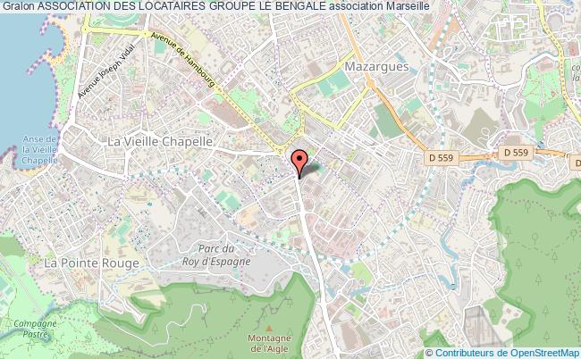 plan association Association Des Locataires Groupe Le Bengale Marseille