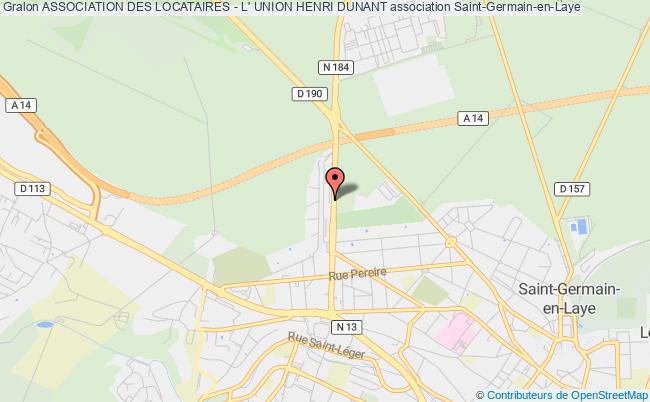 plan association Association Des Locataires - L' Union Henri Dunant Saint-Germain-en-Laye