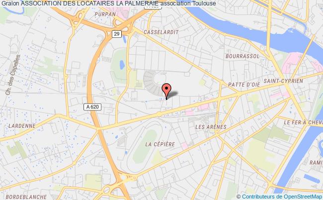 plan association Association Des Locataires La Palmeraie Toulouse
