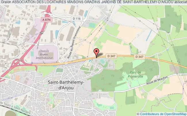 plan association Association Des Locataires Maisons Gradins Jardins De Saint-barthelemy-d'anjou Saint-Barthélemy-d'Anjou