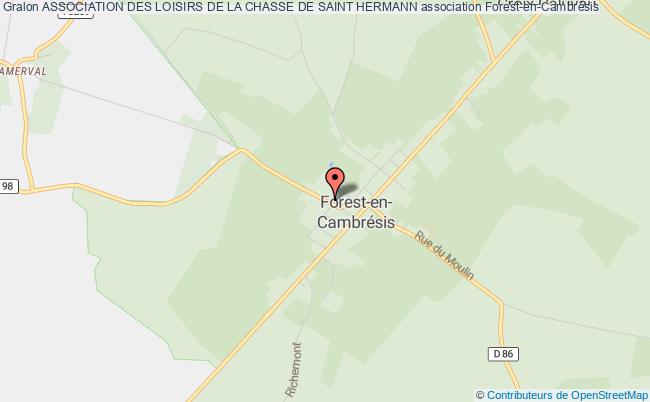 plan association Association Des Loisirs De La Chasse De Saint Hermann Forest-en-Cambrésis