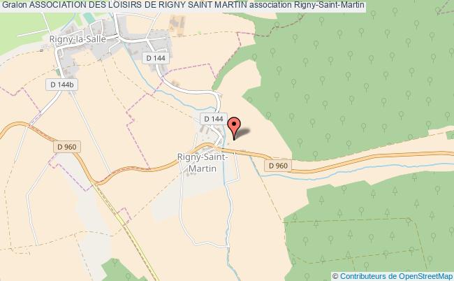 plan association Association Des Loisirs De Rigny Saint Martin Rigny-Saint-Martin