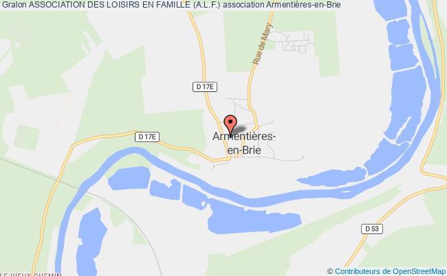 plan association Association Des Loisirs En Famille (a.l.f.) Armentières-en-Brie