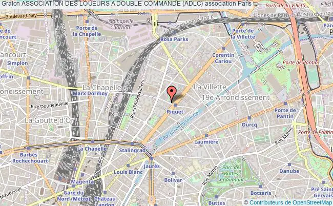 plan association Association Des Loueurs A Double Commande (adlc) Paris
