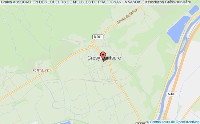 plan association Association Des Loueurs De Meubles De Pralognan La Vanoise Grésy-sur-Isère