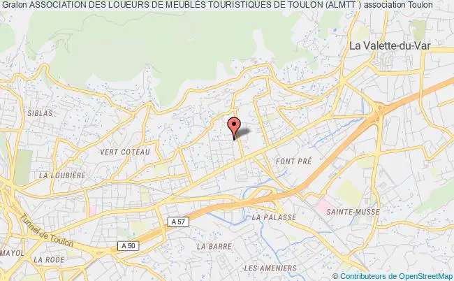 plan association Association Des Loueurs De MeublÉs Touristiques De Toulon (almtt ) Toulon