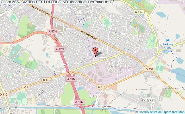 plan association Association Des Loulous  Adl Ponts-de-Cé