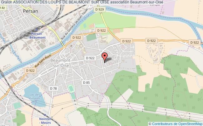plan association Association Des Loups De Beaumont Sur Oise Beaumont-sur-Oise