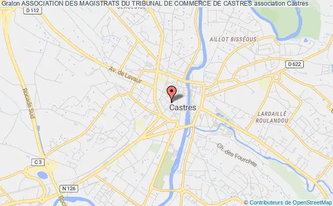 plan association Association Des Magistrats Du Tribunal De Commerce De Castres Castres