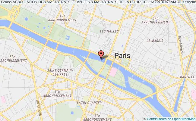plan association Association Des Magistrats Et Anciens Magistrats De La Cour De Cassation -amcc Paris