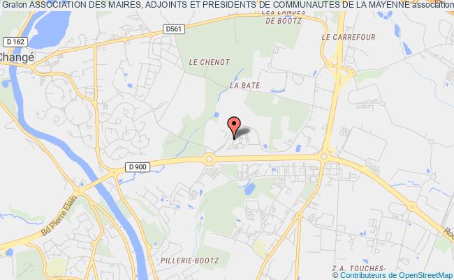 plan association Association Des Maires, Adjoints Et Presidents De Communautes De La Mayenne Changé