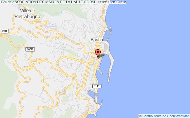 plan association Association Des Maires De La Haute Corse Bastia