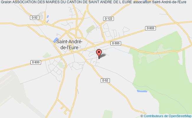 plan association Association Des Maires Du Canton De Saint Andre De L Eure Saint-André-de-l'Eure
