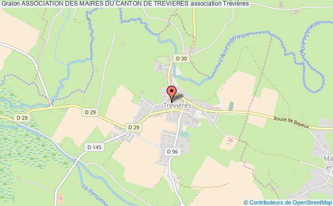 plan association Association Des Maires Du Canton De Trevieres Trévières
