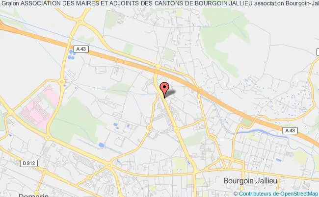 plan association Association Des Maires Et Adjoints Des Cantons De Bourgoin Jallieu Bourgoin-Jallieu