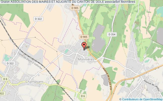 plan association Association Des Maires Et Adjoints Du Canton De Dole Monnières