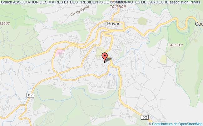 ASSOCIATION DES MAIRES ET DES PRESIDENTS DE COMMUNAUTES DE L'ARDECHE