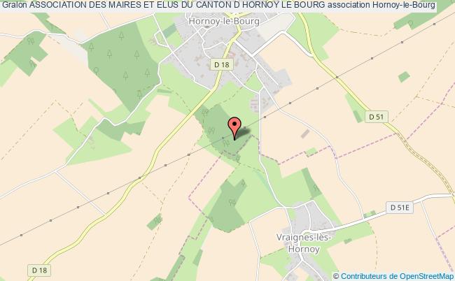 plan association Association Des Maires Et Elus Du Canton D Hornoy Le Bourg Hornoy-le-Bourg