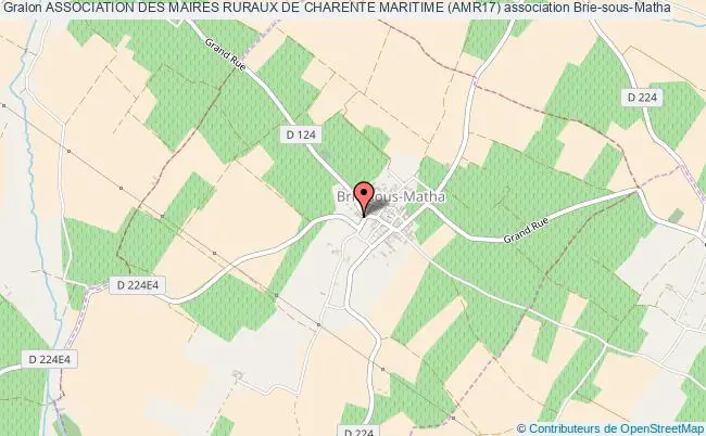 plan association Association Des Maires Ruraux De Charente Maritime (amr17) Brie-sous-Matha