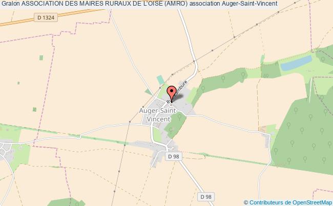 plan association Association Des Maires Ruraux De L'oise (amro) Auger-Saint-Vincent