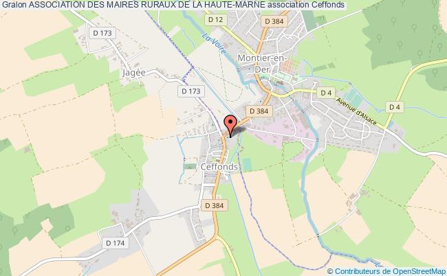 plan association Association Des Maires Ruraux De La Haute-marne Ceffonds