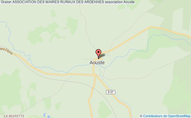 plan association Association Des Maires Ruraux Des Ardennes Aouste