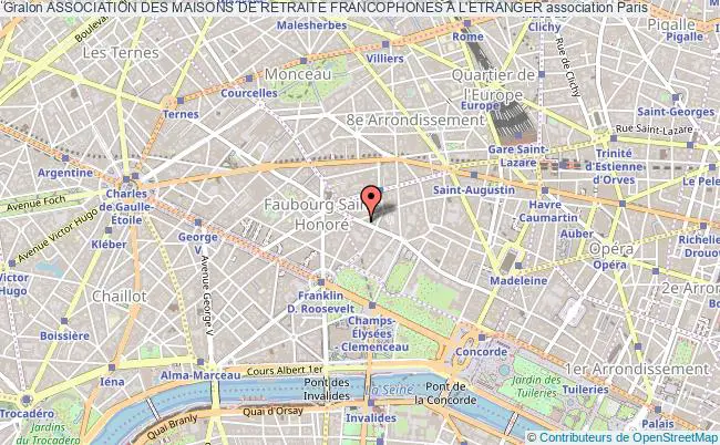 plan association Association Des Maisons De Retraite Francophones A L'etranger Paris