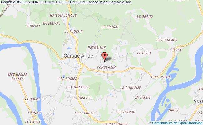 plan association Association Des Maitres E En Ligne Carsac-Aillac