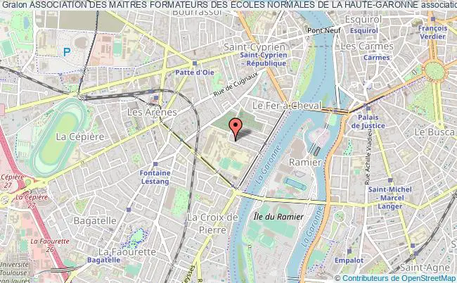 plan association Association Des Maitres Formateurs Des Ecoles Normales De La Haute-garonne Toulouse