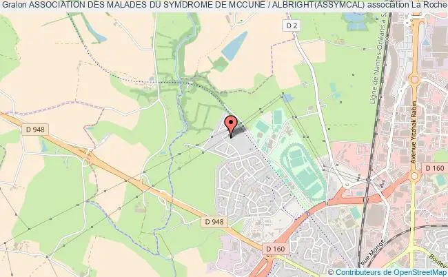 plan association Association Des Malades Du Symdrome De Mccune / Albright(assymcal) La Roche-sur-Yon