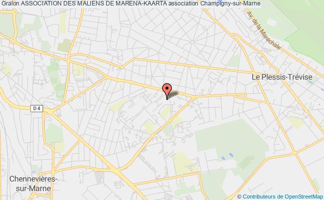 plan association Association Des Maliens De Marena-kaarta Champigny-sur-Marne