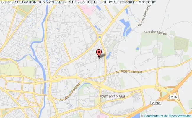plan association Association Des Mandataires De Justice De L'herault Montpellier