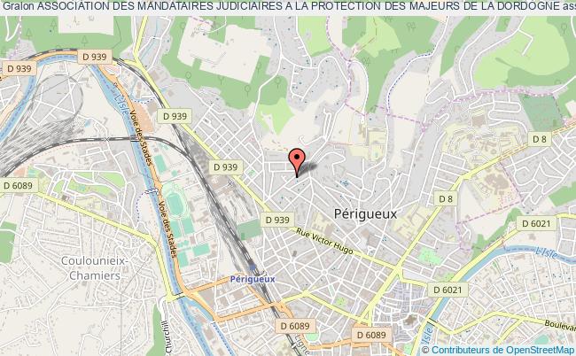 plan association Association Des Mandataires Judiciaires A La Protection Des Majeurs De La Dordogne Périgueux